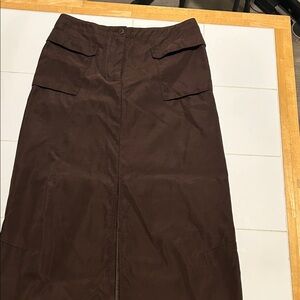 Patagonia Dark Brown Pencil Skirt